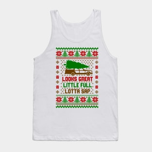 Looks Great Little Full Lotta Sap Ugly Sweater Tank Top